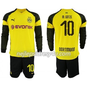 Fotbalový Dres Borussia Dortmund M.Gotze 10 Dětské Domácí 2018/19 Dlouhý Rukáv